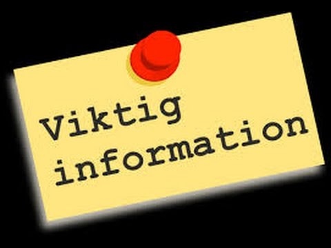Viktig-info-skilt